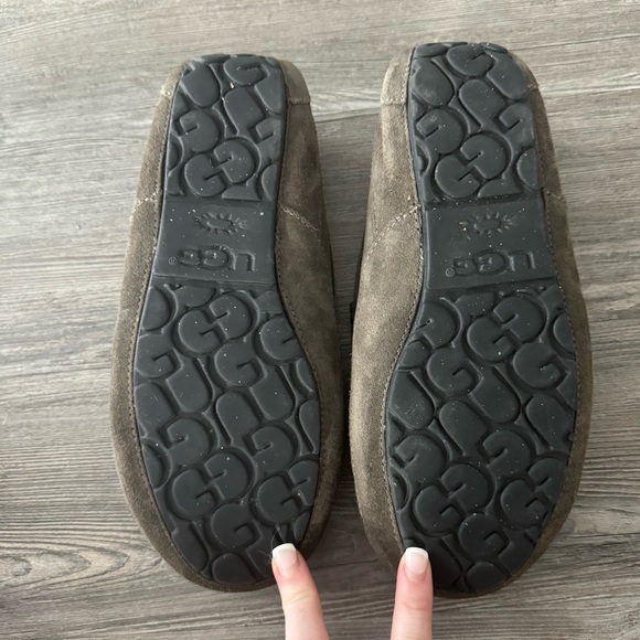 Ugg Men’s Ascot Slipper Shoe Loafer Gray 8 - Picture 7 of 9